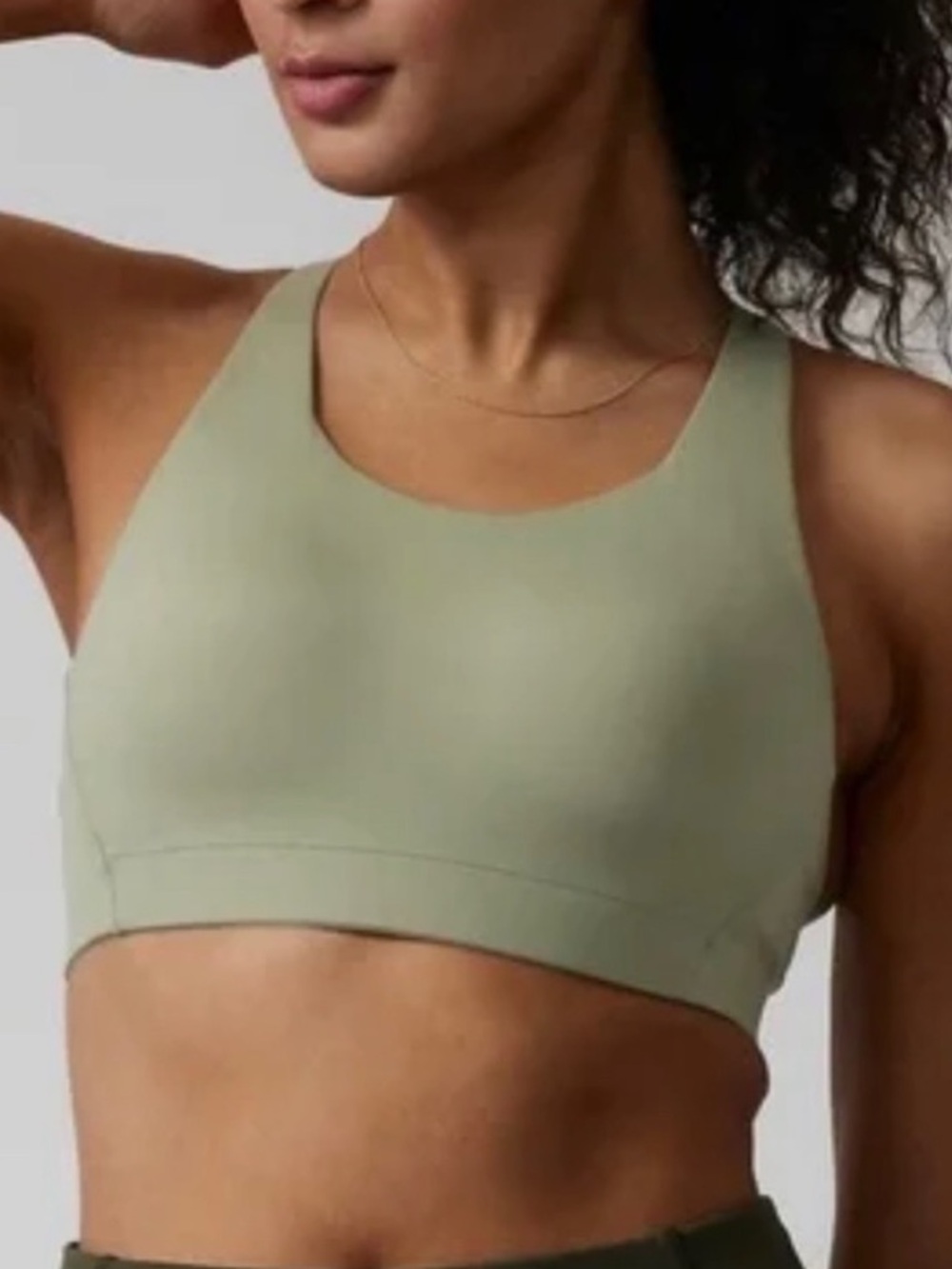 Athleta Green Athletic Advance Sports Bra Size 36DD